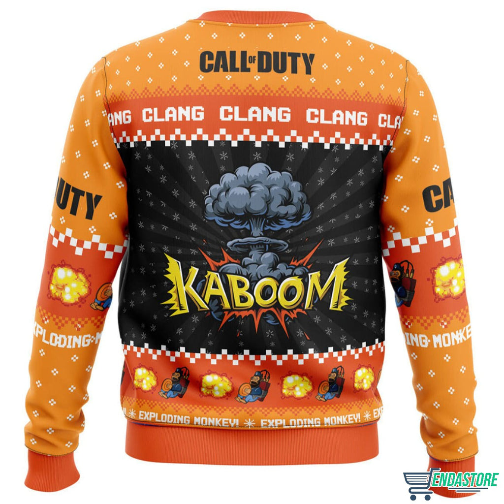 Monkey Bomb Call of Duty 3D Ugly Christmas Sweater - Holiday Gift product image 2