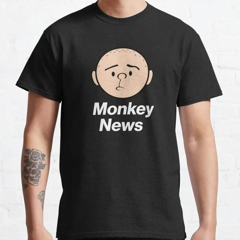 Monkey News Classic Retro Vintage S 3XL - Adult & Kids T-Shirts, Sweatshirts & Hoodies apparel design preview 1