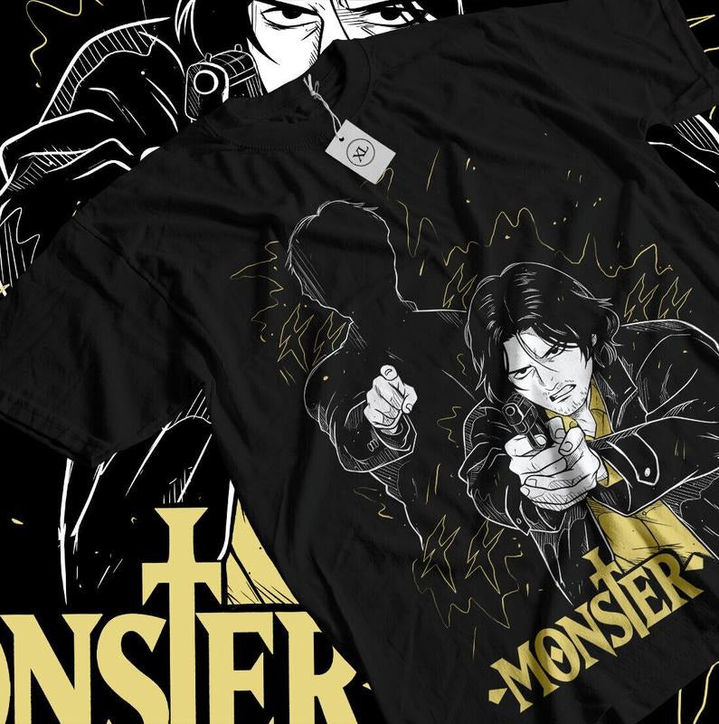 Monster Johan Liebert S 4XL Tenma Naoki Urasawa - Adult & Kids T-Shirts, Sweatshirts & Hoodies apparel design preview 1