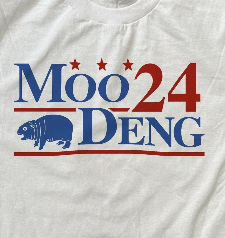 Moo Deng '24 - Adult & Kids T-Shirts, Sweatshirts & Hoodies apparel design preview 1