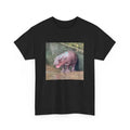 Moo Deng Heavy Cotton Baby Hippo Her Him Fabric Top - Adult & Kids T-Shirts, Sweatshirts & Hoodies apparel design preview 1