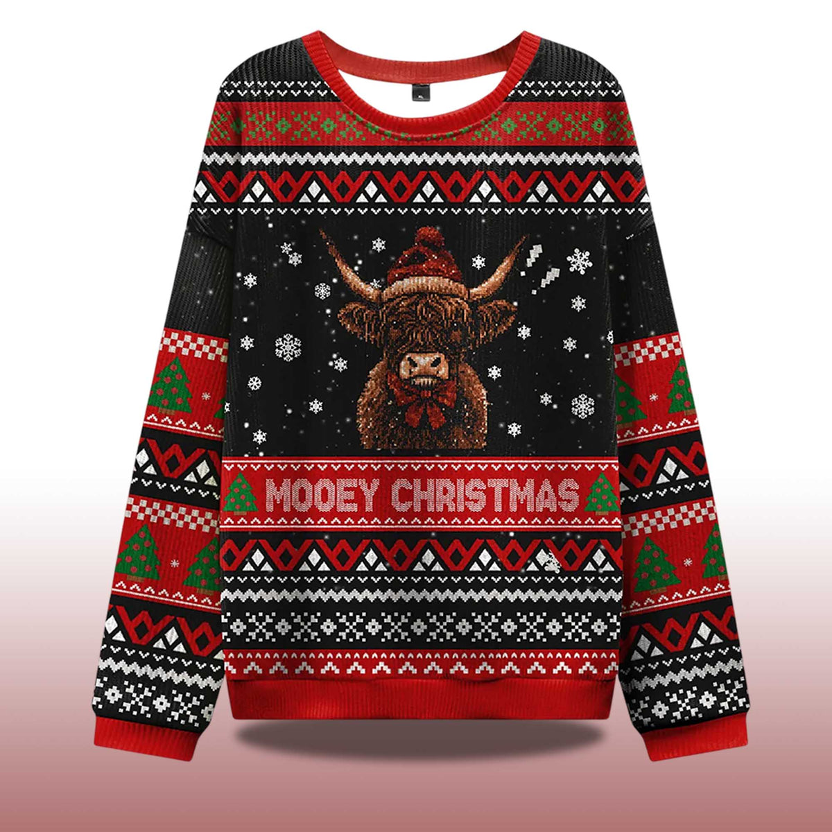 Mooey Ugly Christmas Sweater - Holiday Gift product image 4