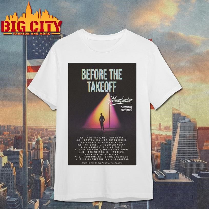 MoonLander Before The Takeoff Tour 2026 Poster - Adult & Kids T-Shirts, Sweatshirts & Hoodies apparel design preview 1
