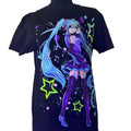 Moons Start Black Print Anime Character Top - Adult & Kids T-Shirts, Sweatshirts & Hoodies apparel design preview 1