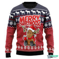 Moose Merry 3D Ugly Christmas Sweater - Holiday Gift product image