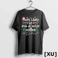Most Likely To Drink All Santas Coffee Christmas - Adult & Kids T-Shirts, Sweatshirts & Hoodies apparel design preview 1