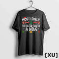 Most Likely To Offer Santa A Wine Family Matching - Adult & Kids T-Shirts, Sweatshirts & Hoodies apparel design preview 1