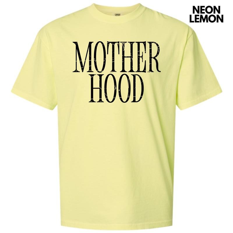 Mother Hood Black Comfort Colors 'NLB' - Adult & Kids T-Shirts, Sweatshirts & Hoodies apparel design preview 1