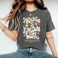 Motherhood Is Kingdom Work Christian Mom Retro Bible - Adult & Kids T-Shirts, Sweatshirts & Hoodies apparel design preview 1