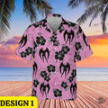 Mothman Button Up Hawaiian And Shorts Halloween - Adult & Kids T-Shirts, Sweatshirts & Hoodies apparel design preview 1