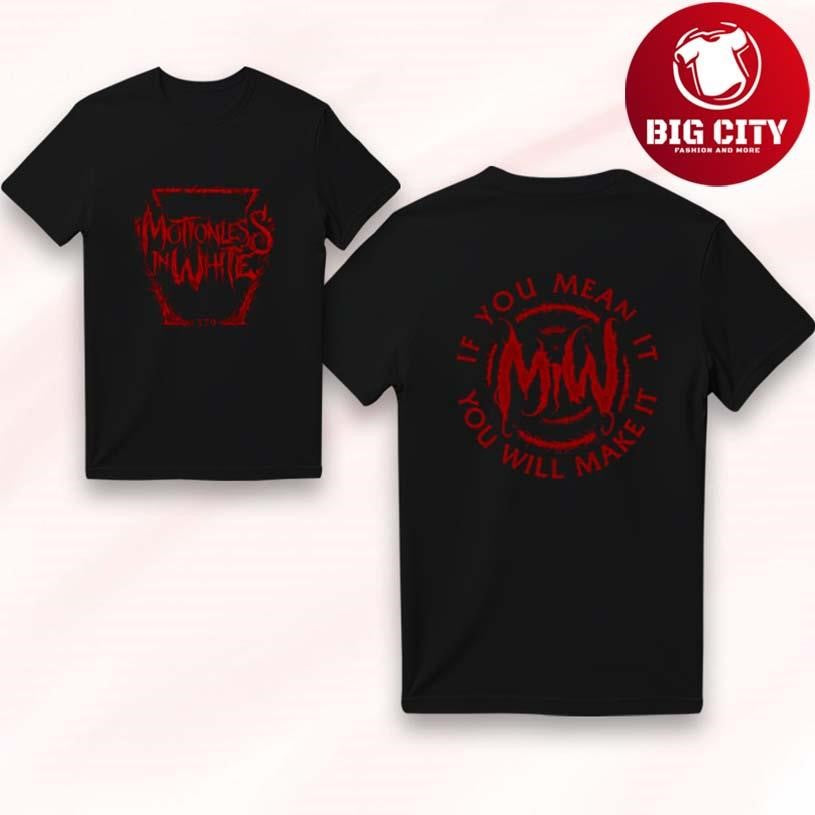 Motionless In White Keystone Two Sided - Adult & Kids T-Shirts, Sweatshirts & Hoodies apparel design preview 1