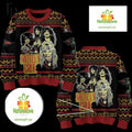 Motley Crue Band Holiday Rock Music Gift Ugly Christmas Sweater - Holiday Gift product image