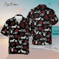 Motorbike Rose Gifts For Motorcycle Lovers Hawaiian - Adult & Kids T-Shirts, Sweatshirts & Hoodies apparel design preview 1