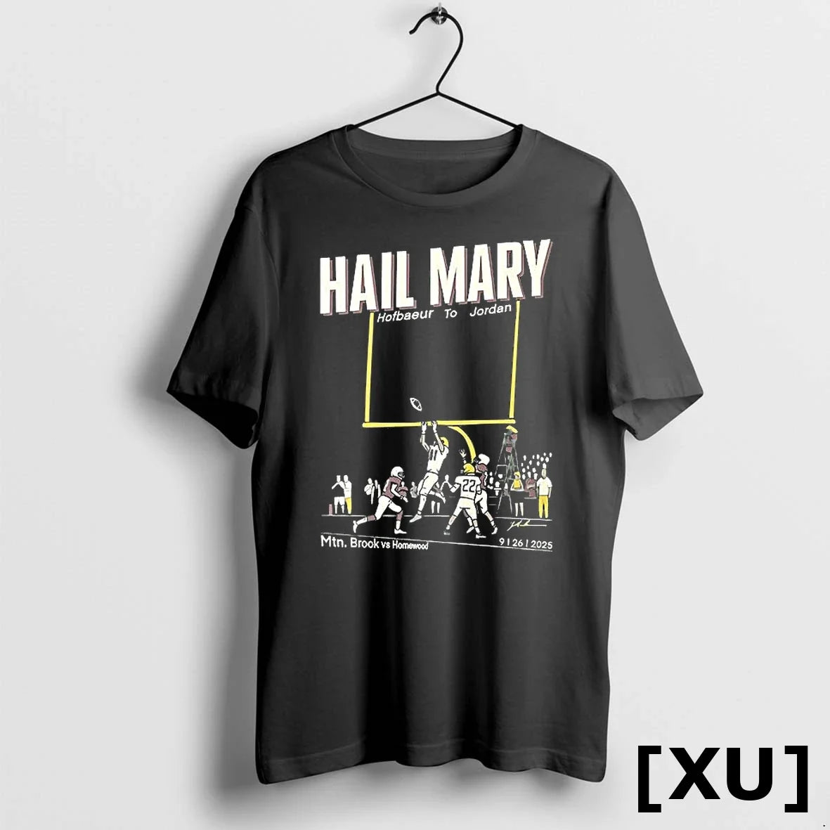 Mountain Brook Vs Homewood Hail Mary 2025 Sweater - Adult & Kids T-Shirts, Sweatshirts & Hoodies apparel design preview 1