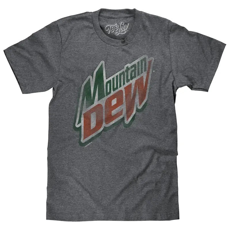 Mountain Dew Logo Gray - Adult & Kids T-Shirts, Sweatshirts & Hoodies apparel design preview 1