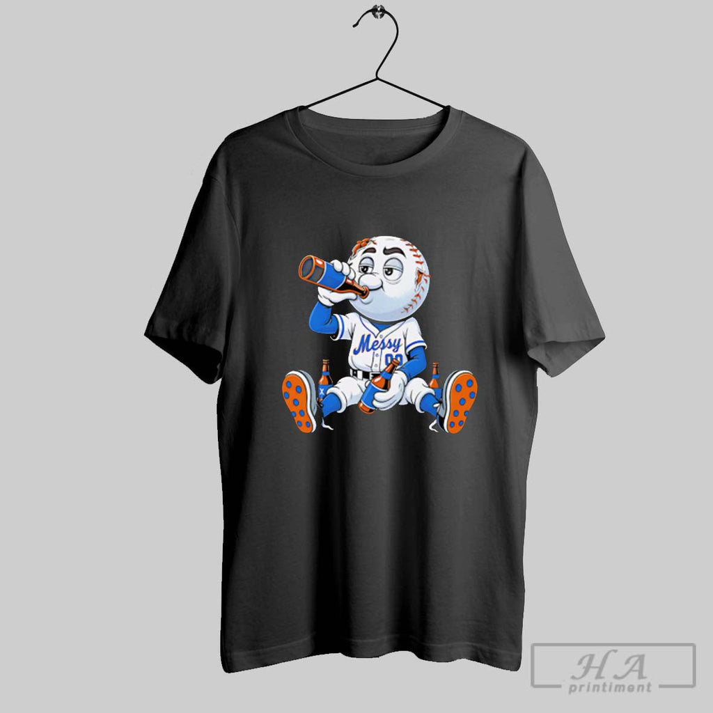 Mr Messy Drinking - Adult & Kids T-Shirts, Sweatshirts & Hoodies apparel design preview 1