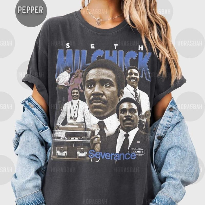 Mr. Milchick Lumon Industries Macrodata Refinement - Adult & Kids T-Shirts, Sweatshirts & Hoodies apparel design preview 1