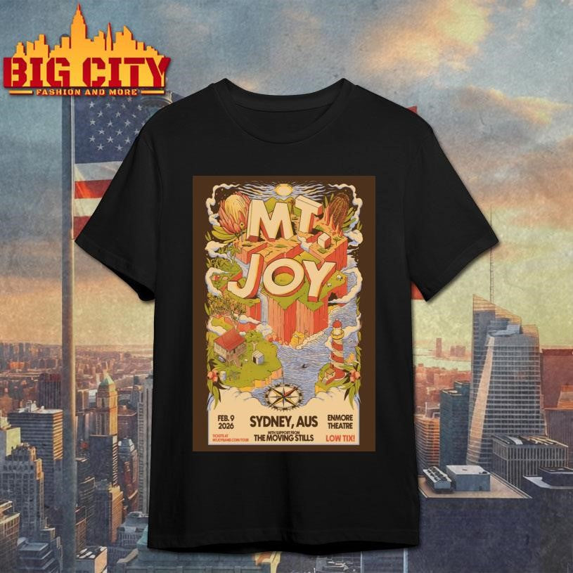 Mt. Joy Feb 09 2026 The Enmore Theatre Sydney - Adult & Kids T-Shirts, Sweatshirts & Hoodies apparel design preview 1