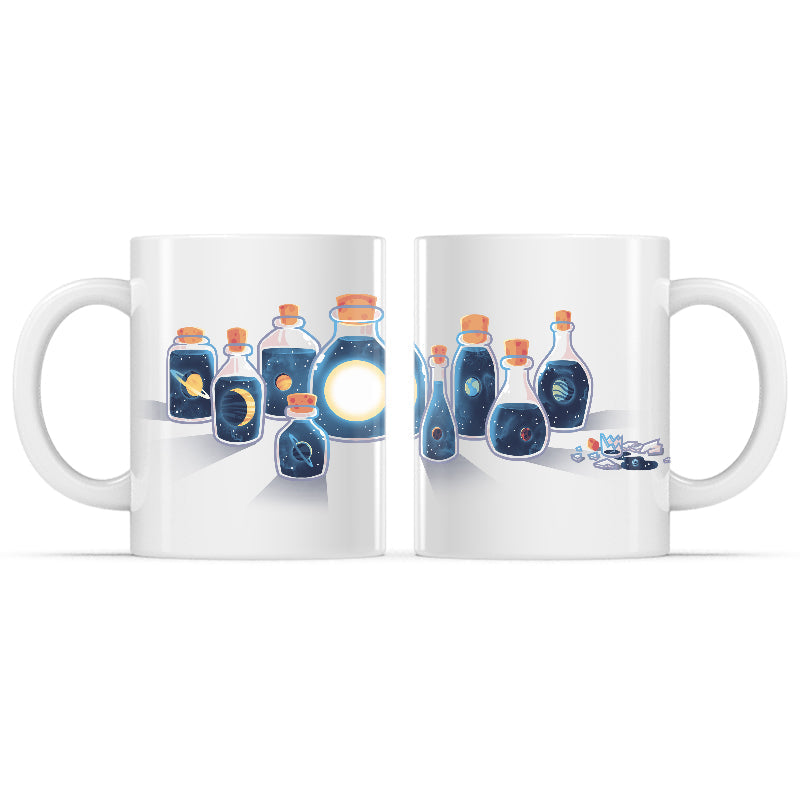Bottled Solar System Mug - Adult & Kids T-Shirts, Sweatshirts & Hoodies apparel design preview 1
