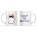 Corgis are Pawesome Mug - Adult & Kids T-Shirts, Sweatshirts & Hoodies apparel design preview 1