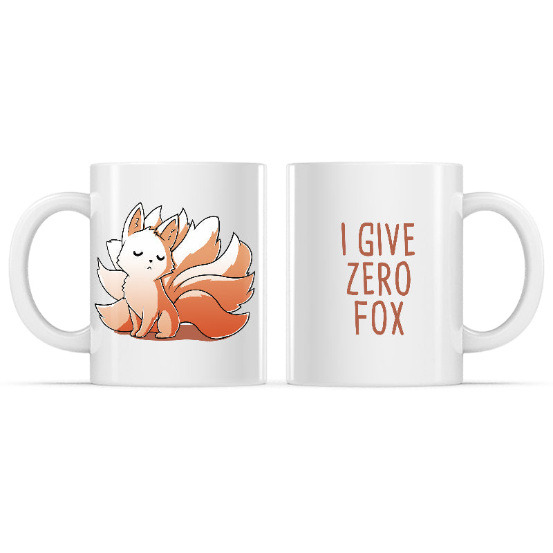 I Give Zero Fox Mug - Adult & Kids T-Shirts, Sweatshirts & Hoodies apparel design preview 1