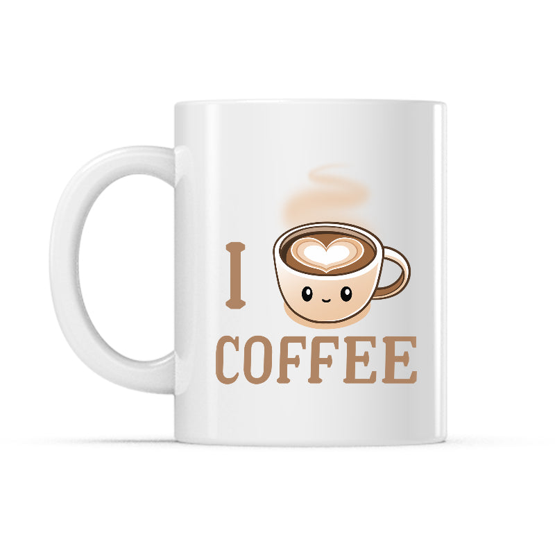 I <3 Coffee Mug - Adult & Kids T-Shirts, Sweatshirts & Hoodies apparel design preview 1
