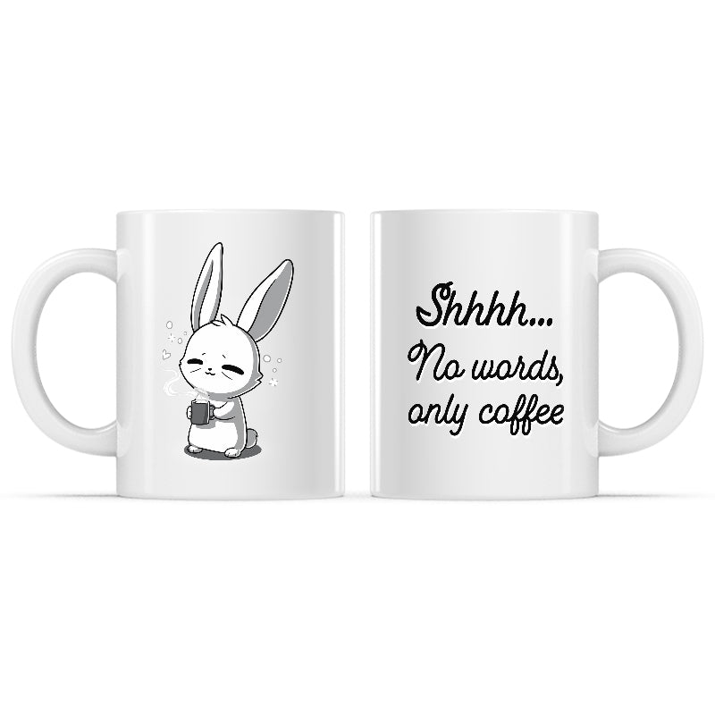No Words, Only Coffee Mug - Adult & Kids T-Shirts, Sweatshirts & Hoodies apparel design preview 1