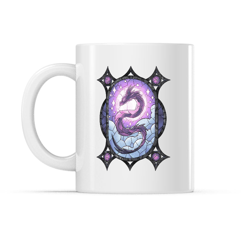 Stained Glass Dragon Mug - Adult & Kids T-Shirts, Sweatshirts & Hoodies apparel design preview 1