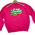 Multi Green Chenille Lucky Patch - Adult & Kids T-Shirts, Sweatshirts & Hoodies apparel design preview 1