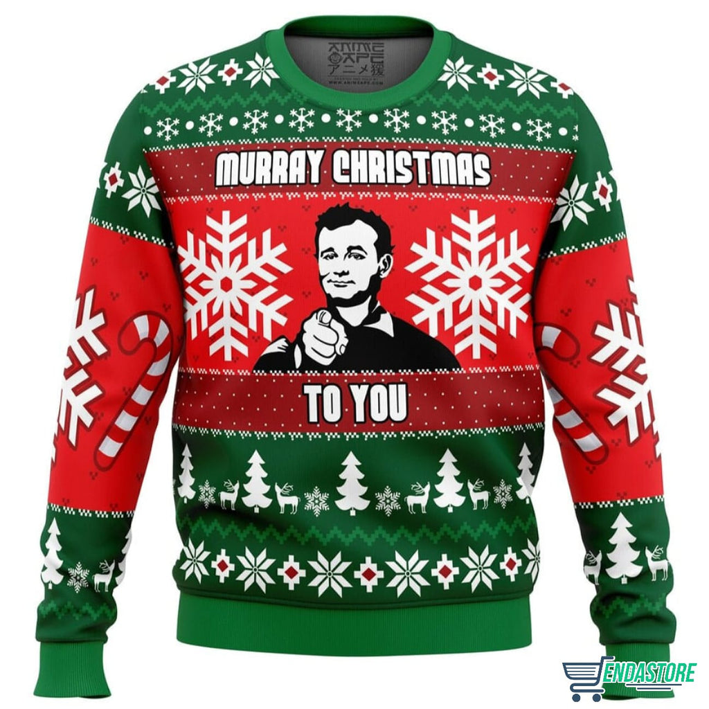 Murray Christmas Bill Murray 3D Ugly Christmas Sweater - Holiday Gift product image