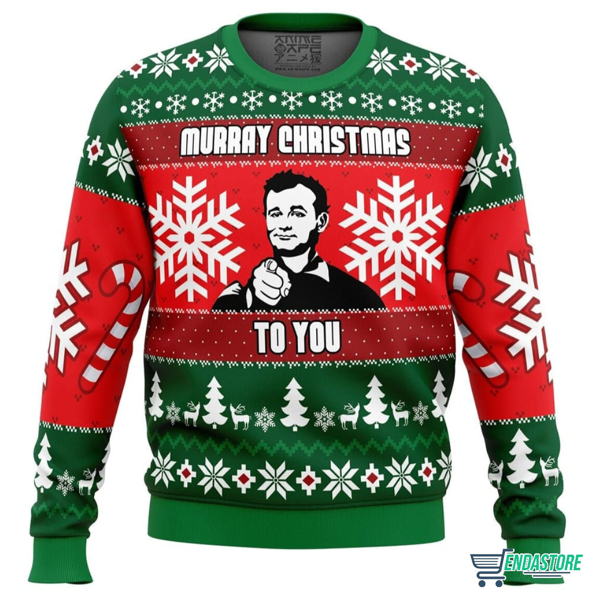 Murray Christmas Bill Murray 3D Ugly Christmas Sweater - Holiday Gift product image