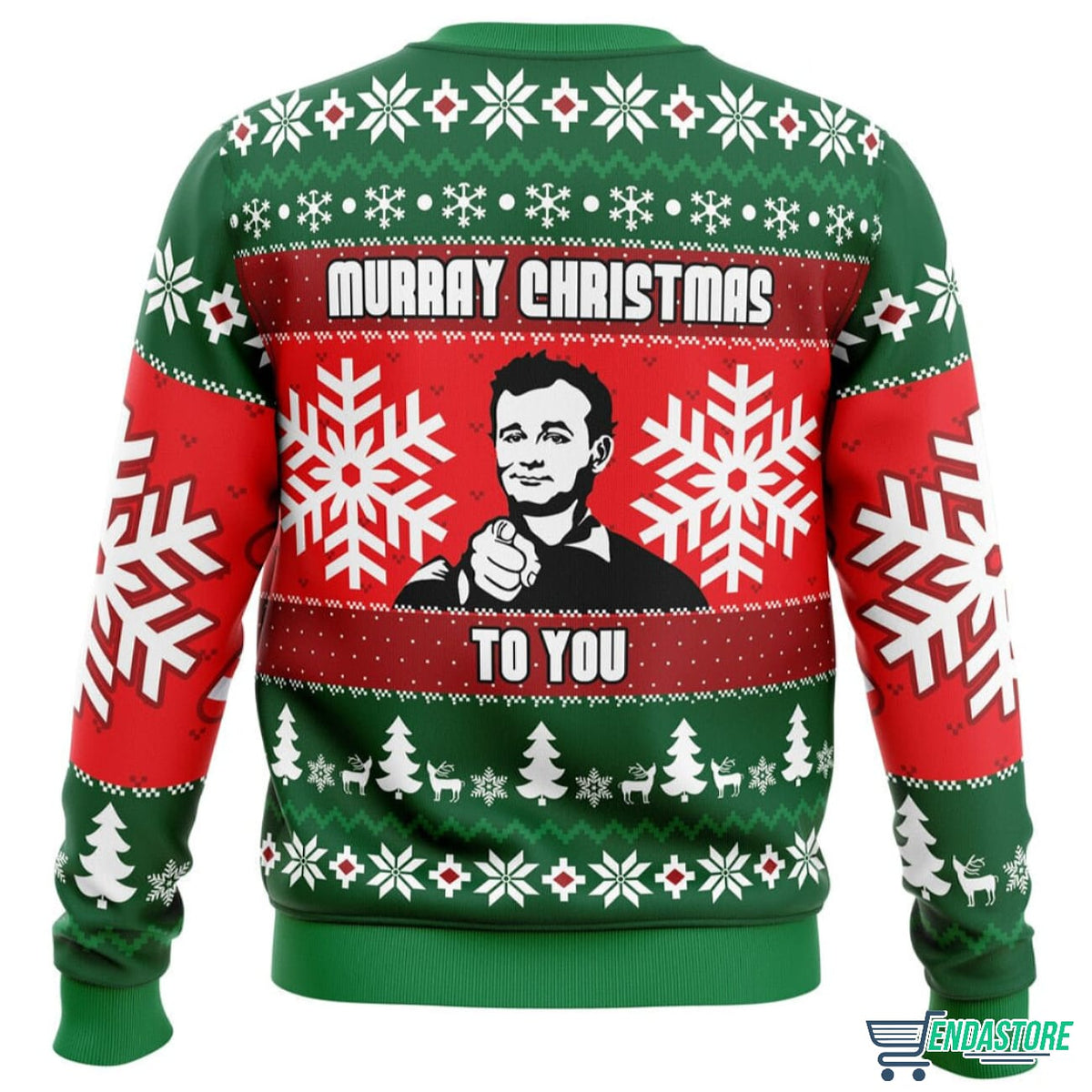 Murray Christmas Bill Murray 3D Ugly Christmas Sweater - Holiday Gift product image 2