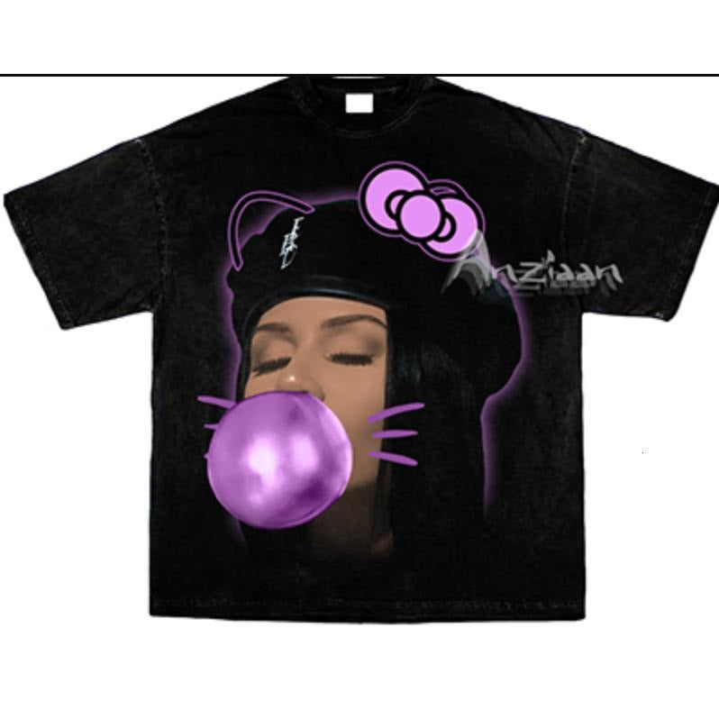 Music Big Face Cute Mariah TS Purple Bubble Gum - Adult & Kids T-Shirts, Sweatshirts & Hoodies apparel design preview 1