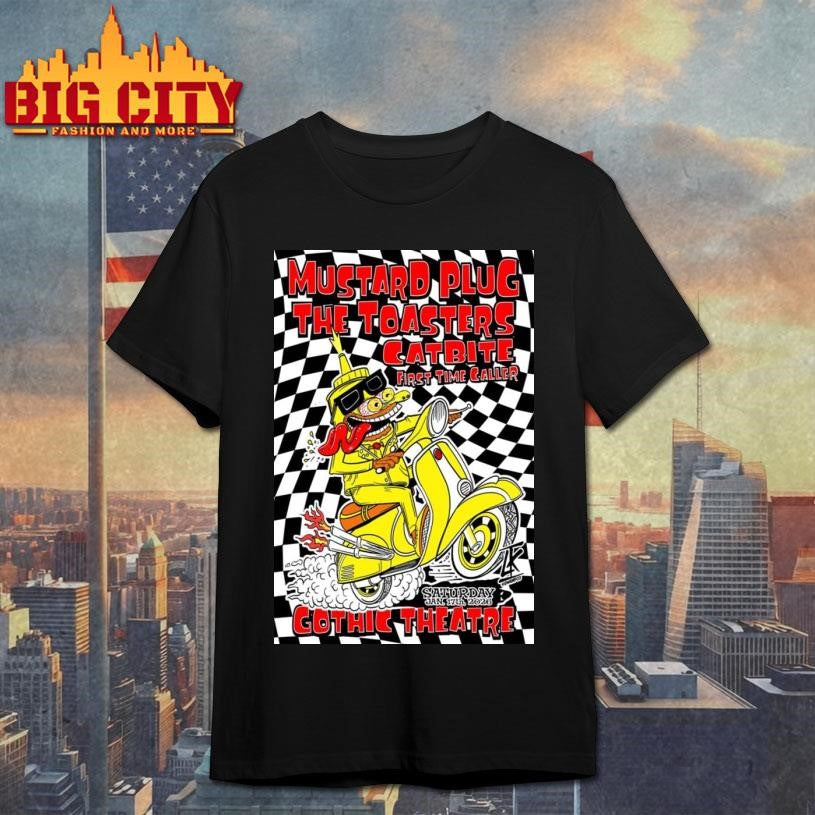 Mustard Plug The Toasters Catbite &amp; First Time - Adult & Kids T-Shirts, Sweatshirts & Hoodies apparel design preview 1