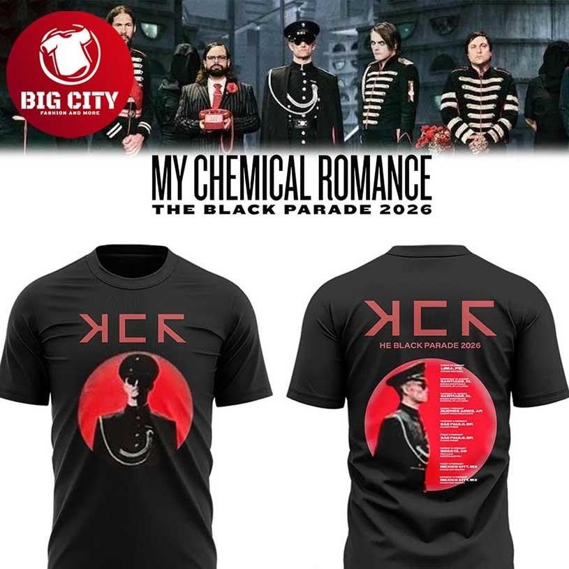 My Chemical Romance 2026 The Black Parade Schedule - Adult & Kids T-Shirts, Sweatshirts & Hoodies apparel design preview 1