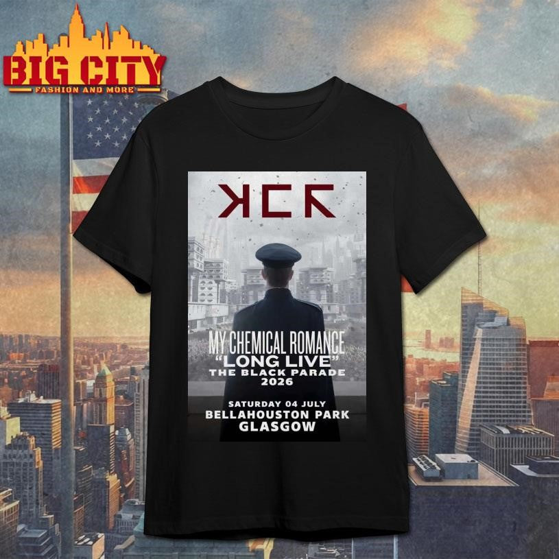 My Chemical Romance The Black Parade 2026 in Glasgow, - Adult & Kids T-Shirts, Sweatshirts & Hoodies apparel design preview 1