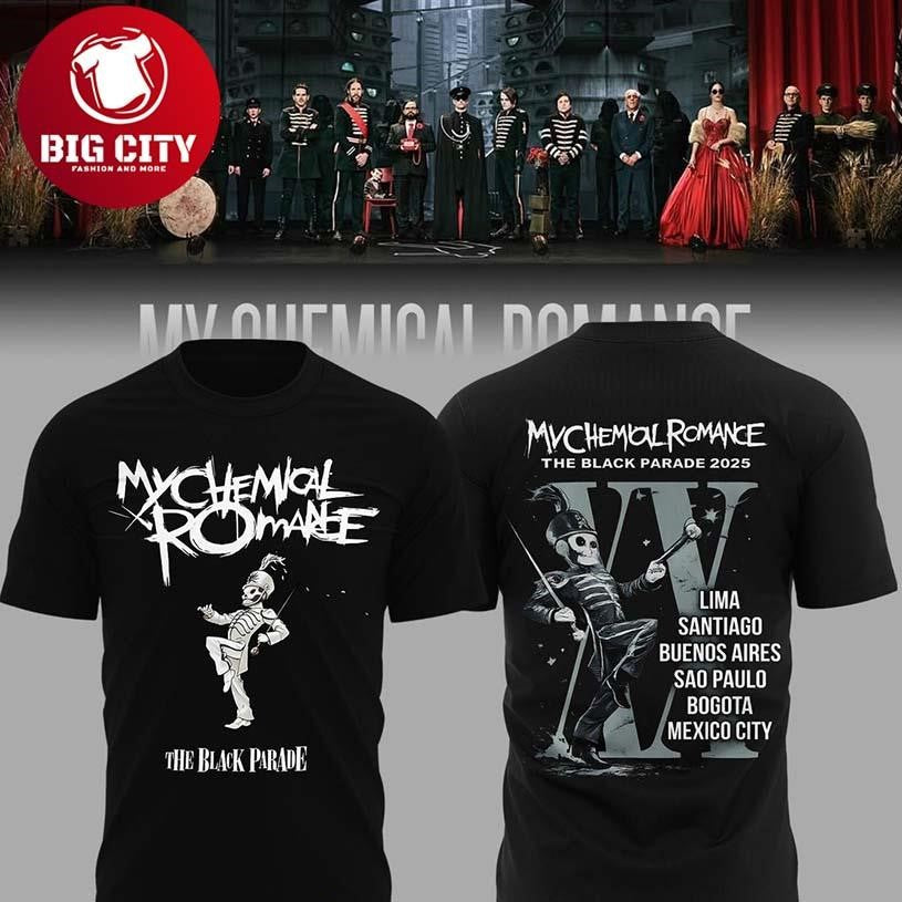 My Chemical Romance Tour 2026 Latin America Two Sided - Adult & Kids T-Shirts, Sweatshirts & Hoodies apparel design preview 1
