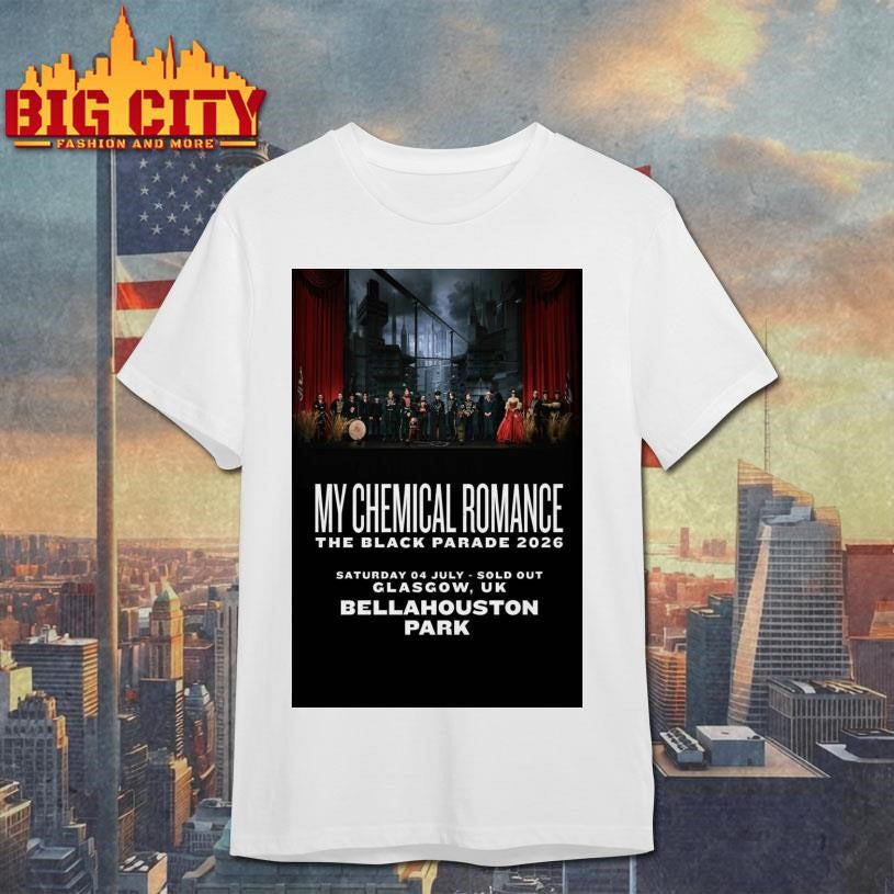 My Chemical Romance at Bellahouston Park 04 Jul 2026 - Adult & Kids T-Shirts, Sweatshirts & Hoodies apparel design preview 1
