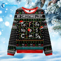 My Christmas List Coffee Naps Cats Ugly Christmas Sweater - Holiday Gift product image