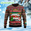 My Christmas Wish More Camping Ugly Christmas Sweater - Holiday Gift product image