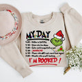 My Day I'M Booked Grinh Retro Movie Grinhmas Lover - Adult & Kids T-Shirts, Sweatshirts & Hoodies apparel design preview 1