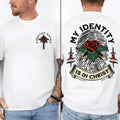 My Identity Is Christ Pure Cotton Casual Street Crew - Adult & Kids T-Shirts, Sweatshirts & Hoodies apparel design preview 1