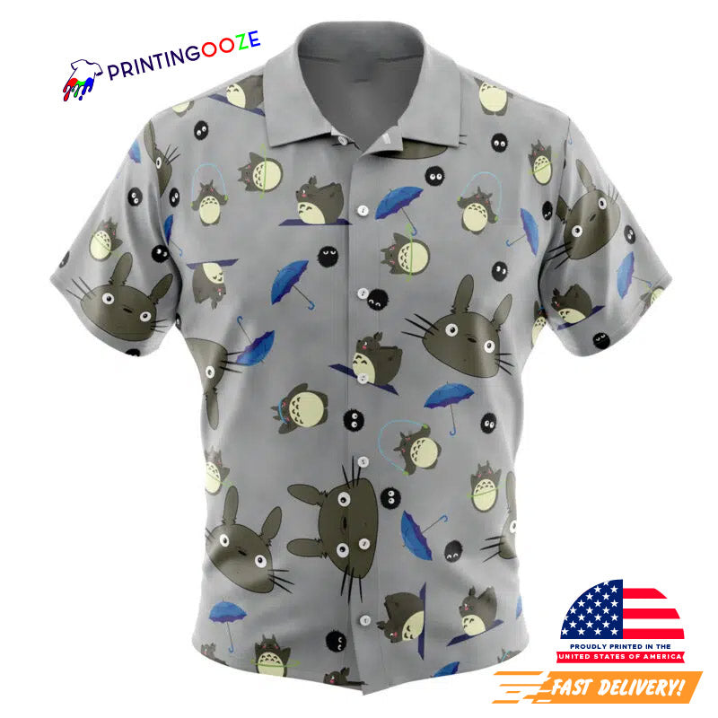 My Neighbor Totoro Ghibli Pattern Hawaiian - Adult & Kids T-Shirts, Sweatshirts & Hoodies apparel design preview 1