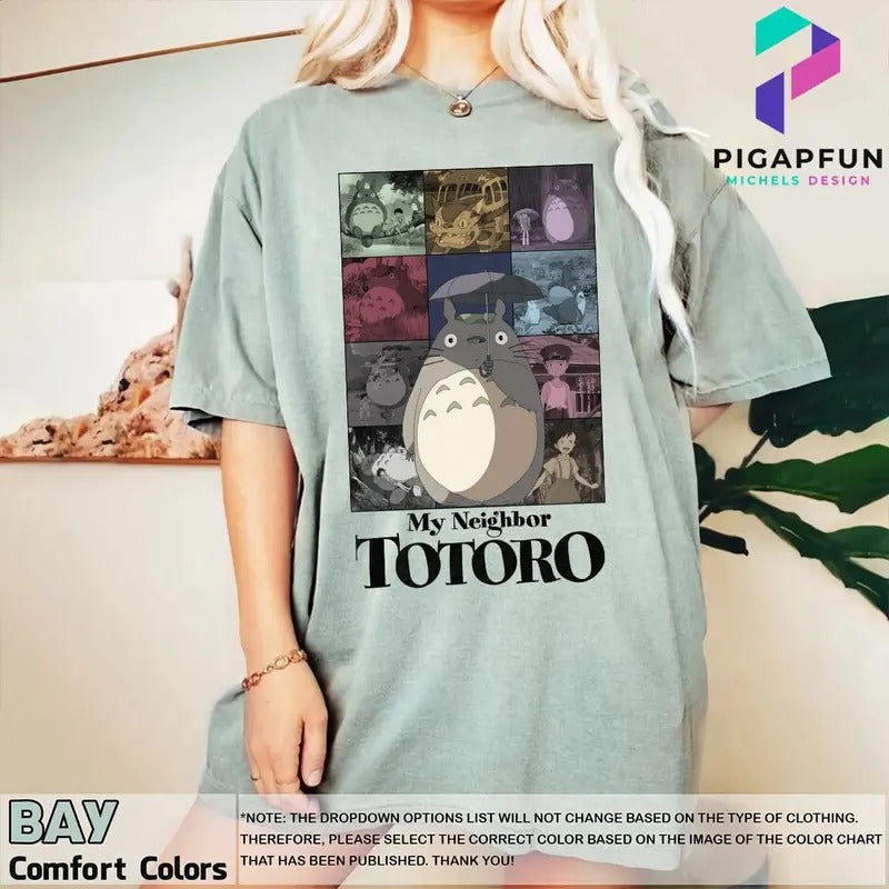 My Neighbor Totoro Ghibli Era Tour Cartoon Hayao - Adult & Kids T-Shirts, Sweatshirts & Hoodies apparel design preview 1