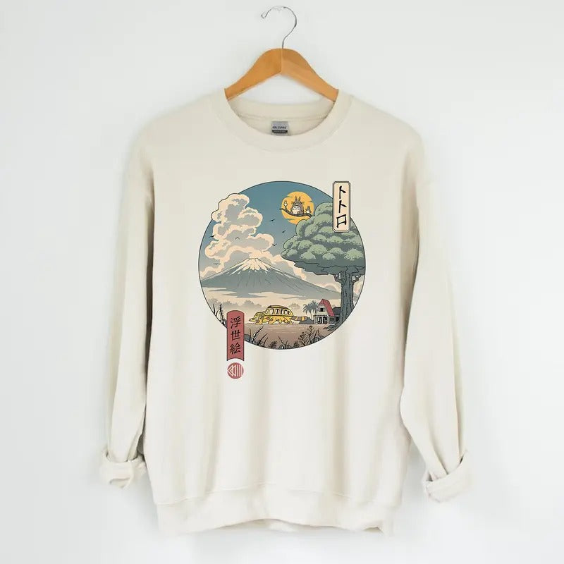 My Neighbor Totoro Studio Ghibli Spirited Away - Adult & Kids T-Shirts, Sweatshirts & Hoodies apparel design preview 1