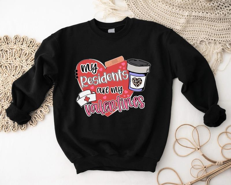 My Patients Are Valentines Nurse Doctor Girlfriend - Adult & Kids T-Shirts, Sweatshirts & Hoodies apparel design preview 1