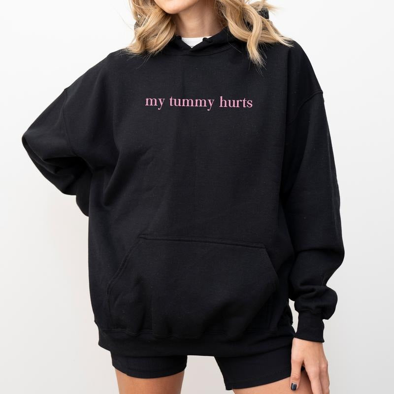 My Tummy Hurts But I'M Being Really Brave Funny Meme - Adult & Kids T-Shirts, Sweatshirts & Hoodies apparel design preview 1