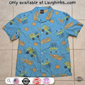 Mystery Machine Scooby Doo Blue Hawaiian - Adult & Kids T-Shirts, Sweatshirts & Hoodies apparel design preview 1