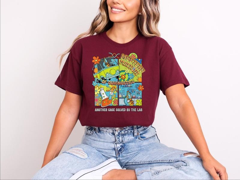 Mystery Machine Diagnostics Lab Week 2025 Funny - Adult & Kids T-Shirts, Sweatshirts & Hoodies apparel design preview 1
