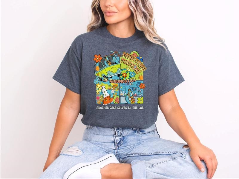 Mystery Machine Diagnostics Lab Week 2025 Funny - Adult & Kids T-Shirts, Sweatshirts & Hoodies apparel design preview 1